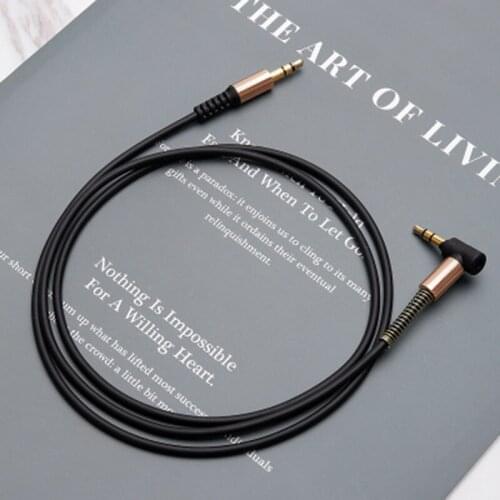 Male To Male 3.5mm Audio Cable 1M Nylon Braid Car Amplifier Aux Cord Audio Extension Cable