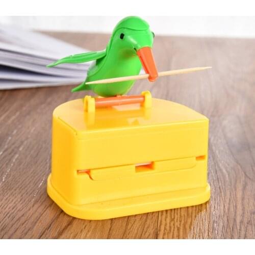 Automatic bird toothpick box toothpicks secret stash koala toothpick holder escondite secreto tandenstokers kurdanlık @25