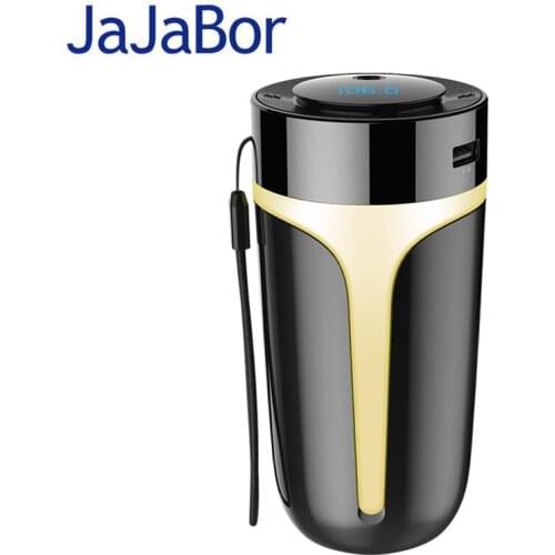 JaJaBor Car Air Humidifier Ultrasoinc Aroma Air Purifier Bluetooth Car Kit Handsfree FM Transmitter 3.5mm AUX Audio Playback