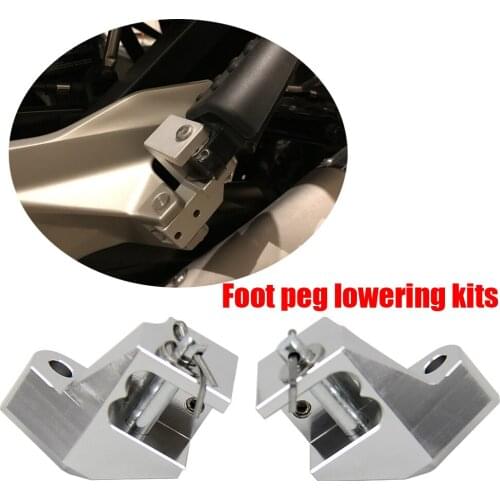 For BMW K1600GT K1600GTL K1600Bagger 2011-2020 2019 Passenger lower 1.5" Motorcycle Accessories Driver Foot peg lowering kits