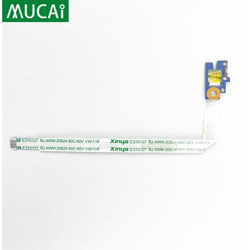 For HP X360 Envy 13-s 13s-122dx 13-S067NR 13T-S100 13-S103NP 13-S020NR laptop Power Button Board with Cable switch Accessories