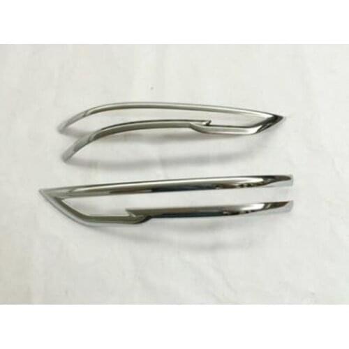 For Nissan Qashqai 2016 2PCS ABS Chrome Car Rearview Mirror Decorative Frame Sticker Rain Cover Trim Car Styling Accessories