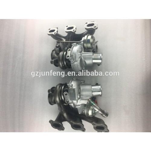 Twin turbochargers RHF5 Bi-Turbo 302370 302369 300685 300684 turbo For Maserati Q4 V6 3.0L M157, 321.MA1T14 Engine parts