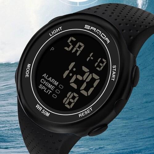 Fashion Brand Sports Mens Watch Waterproof Outdoor Chrono Calendar LED Watch Casual Digital Wristwatches Relogio Masculino