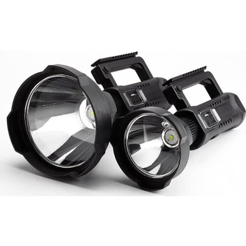 Powerful LED Flashlight Portable XHP70 Torch USB Rechargeable Searchlight Waterproof Spotlight with Fishing Light