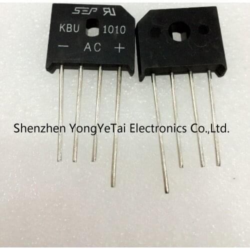 YYT KBU1010 flat bridge rectifier bridge 10A1000V Hot sale