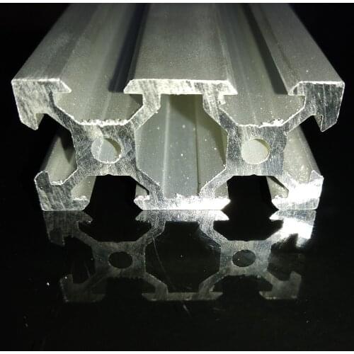 Industrial CNC 3D Print Machine Workbench Linear Rail Aluminum Profile Extrusion V slot 2040 series silver colour
