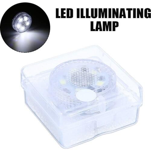 Self-Adhesive LED Touch Sensor Light One-Button For Closet Cabinet Car Any Dark Space Night Light Blue/White/Purple