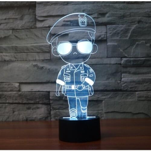 [Seven Neon]free Shipping Song Joong Ki Acrylic 7Colors Desk Lamp 3D Lamp Novelty Led Night Light Millennium Falcon Light