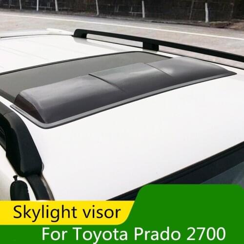 For Toyota Prado 2700 10-18 sunroof block Prado sunroof rain visor rain eyebrow accessories