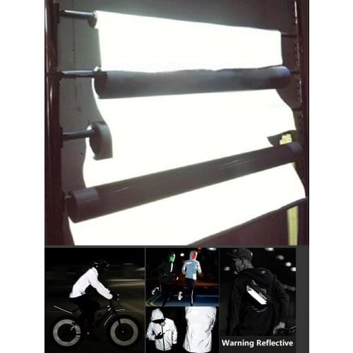 100CM Length High Light Reflective Chemical Fabric Warning Safety Clothing Material DIY Sewing Garment Accessories