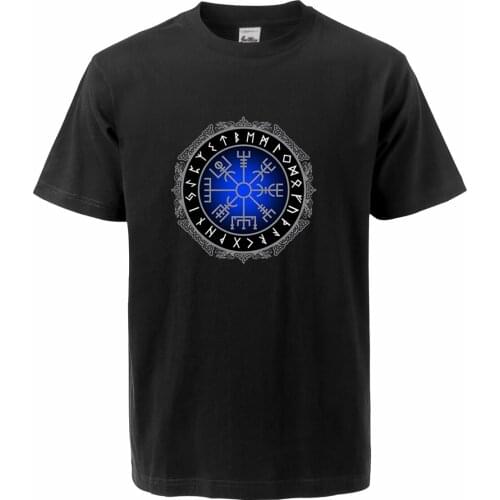 TV Show Vikings Ragnar The Viking Berserker T-shirt Men Summer Short Tee Shirt Fitness Tops Mens Clothing Cotton Streetwear