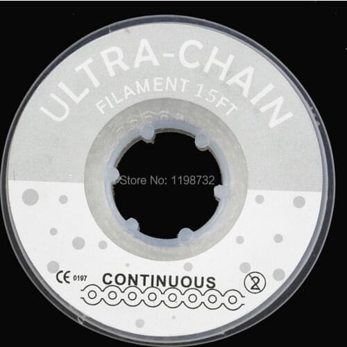 High Strength Dental Orthodontics Materials Elastic Ultra Power Chains Transparent Continuous Size Dentist Products