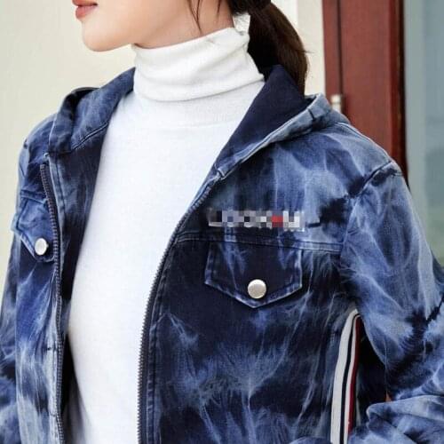 New 2021 Spring Denim Jacket Women Jean Coat Female Short Fashion Womens Jackets Blue Outerwear