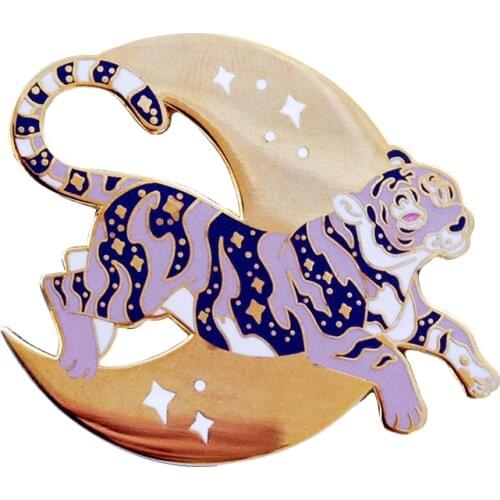 Tiger Enamel Pin