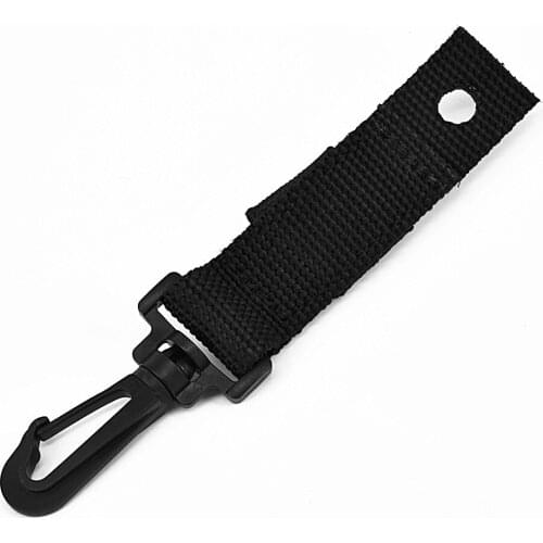 1pc Fly Fishing Bottle Holder Floatant Sinkant Portable Webbing Bottle Hanger Buckle Hook Single Hanging Deduction Accessories