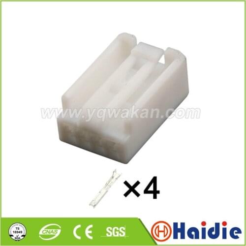 Free shipping 5sets 4pin auto car electric plactic plug auto wire harness connector