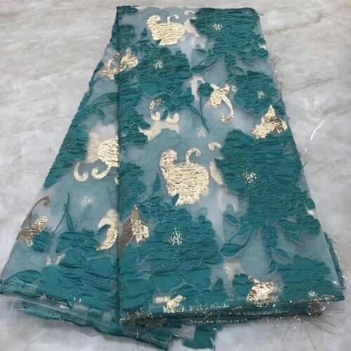 African Lace Fabric 2021 High Quality Brocade Lace Fabric Embroidery Nigeria Lace Fabric French Lace Fabric J4723
