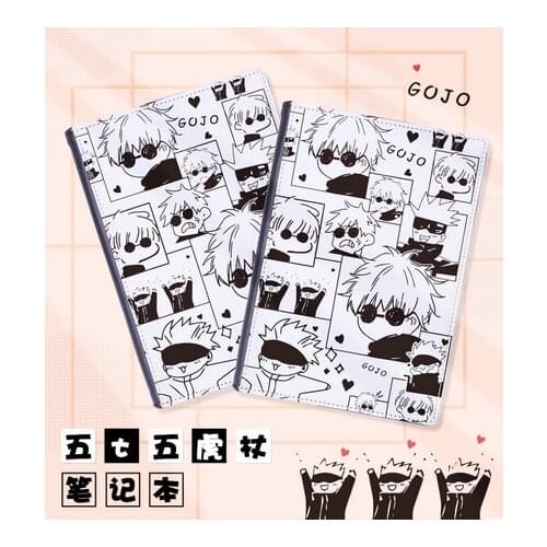 Anime Jujutsu Kaisen Gojo Satoru 5t5 Theme Cosplay Comic Notepad Notebook Jotter Student Diary Gift Planner Journal Sketchbook