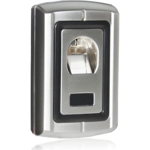 DIYSECUR Remote Control Fingerprint 125KHz RFID ID Card Reader Two In One Door Lock Access Controller Kit F007EM-II