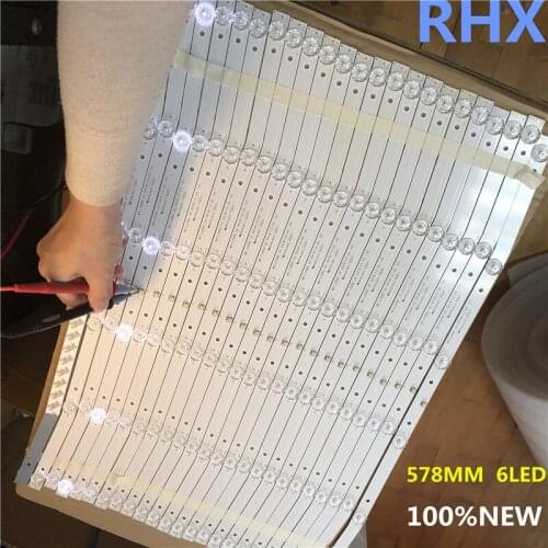 FOR L2082 LCD TV backlight bar 6 led MS-L2082 V1 per tv Nordmende ND32N2100J 578MM 32 inch use 100%new