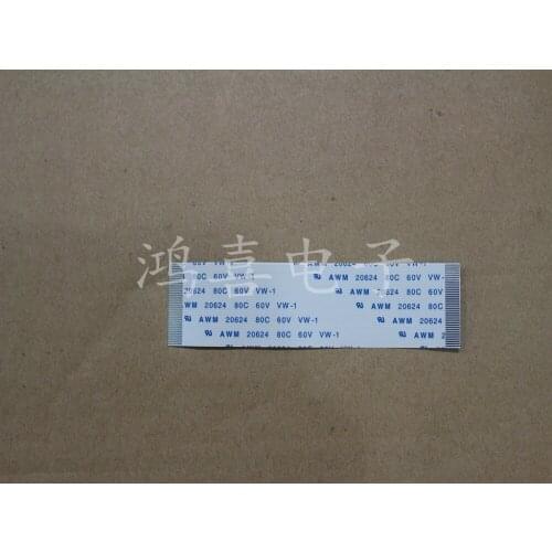 WZSM New AWM 20624 80C 60V VW-1 FFC FPC Flexible Flat Cable 0.5 mm 40 Pin 80mm Forward Direction Touch Panel Ribbon Cable