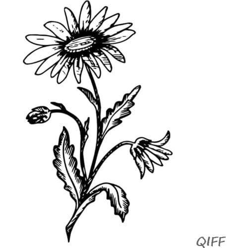 Chrysanthemum Silicone Clear Seal Stamp DIY Scrapbooking Embossing Photo Album