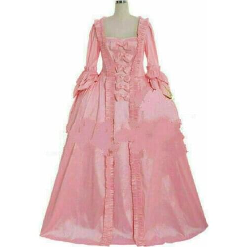 18th century Marie Antoinette colonial pink dress dress costume
