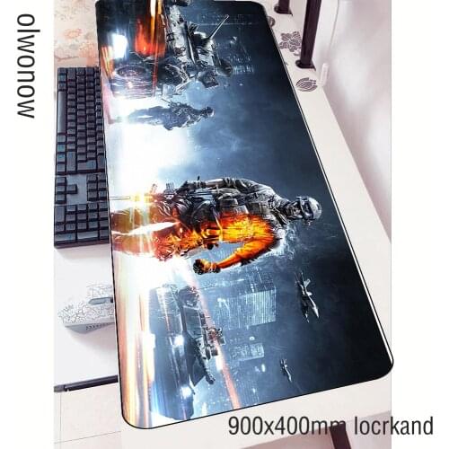 Battlefield mouse pad 90x40cm pad to mouse notbook computer mousepad locked edge gaming padmouse gamer large keyboard mouse mats