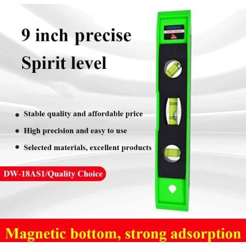 CUPBTNA 3 Bubble Magnetic ABS Shell Spirit Level Ruler Portable Hot Sale Vertical Horizontal Ruler High Quality Furniture Tool