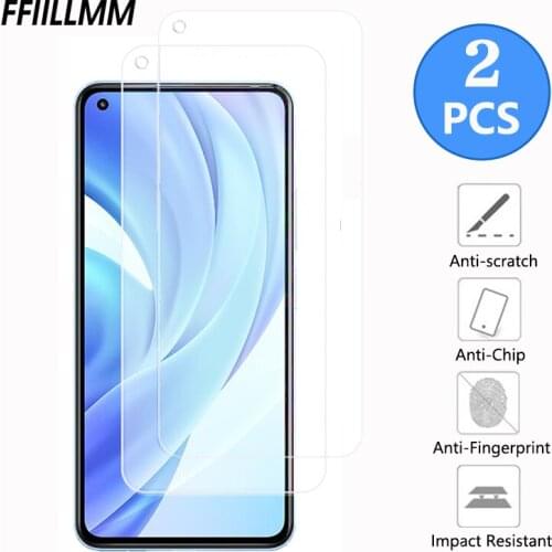 2Pcs/Lot Matte Tempered Glass For Xiaomi 11 Lite Full Screen Protector Glass For Xiaomi 11Lite Anti-blue Light Protective Glass