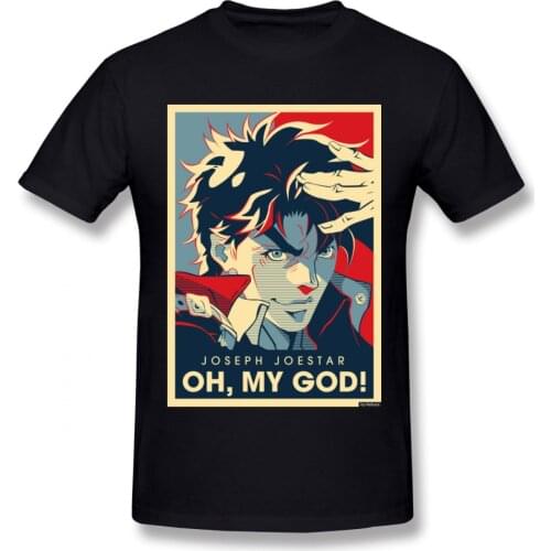 Jojos Bizarre Adventure Vintage Joestar Joseph T Shirt For Men Plus Size Cotton Team Tee Shirt Men Cotton Tees Streetwear
