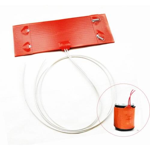 12V 250x90mm Silicagel Electric Heating Ring Heater Mat for Diesel Car Filter For Air Diesel Parking Heater
