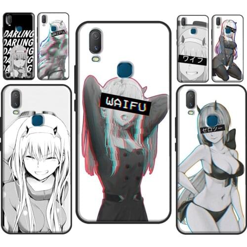 Zero Two Waifu Phone Case For Vivo Y1S Y11 2019 Y12 Y15 Y17 Y19 Y20 Y30 Y50 Y91C V17 Neo V20 SE Cover