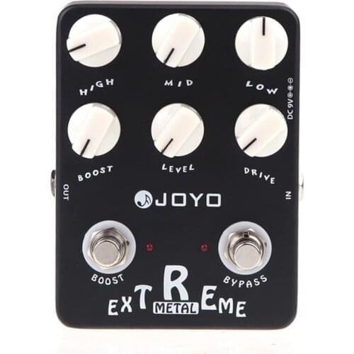 JOYO JF-17 Guitar Effect Pedal Extreme Metal Distortion Guitar Pedal Aluminum alloy Body Guitar Parts & Accessories