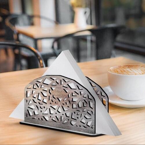 Personalized Wooden Napkin Holder-Model 4-7