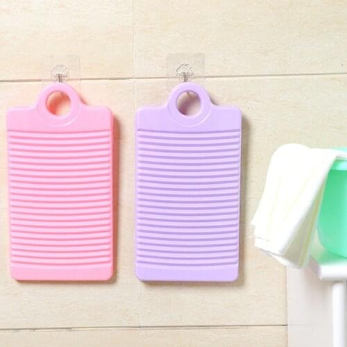 Plastic Washboard Antislip Thicken Washing Board Clothes Cleaning For Laundry PR Sale