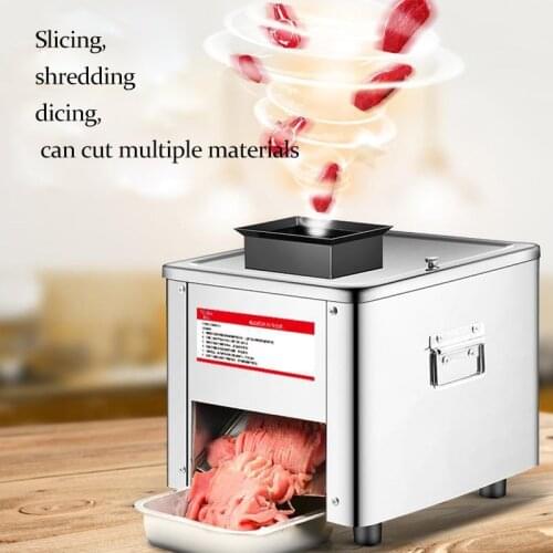 Commercial food machine Processors Vegetable shredder with removable knife slicer electric cutting kitchen home meat dicer 220V