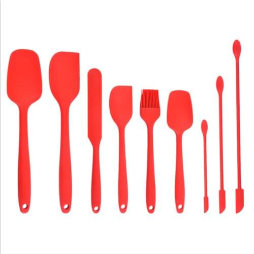 Silicone Cake Decorating Spatula Heat Resistant Silicone Scraper For Mixing Nonstick Kitchen Utensils Bpa Free Confectionery