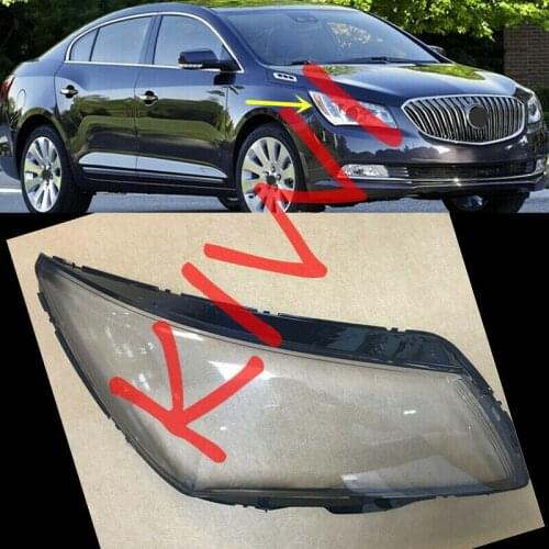 For Buick Lacrosse 2013 2014 2015 High quality Right Side Headlight Cover Transparent PC With Glue 1pcs
