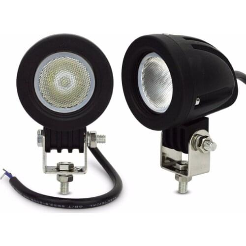 2 pcs led motorcycle 10w led driving light Flood beam led 10w for offroad vehicle, atvs, truck, engineering vehicles