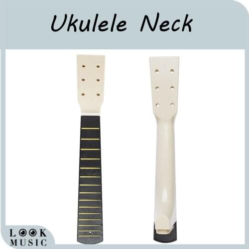 23" Ukulele Neck 6 Strings Concert Ukulele Neck Hawaii Guitar Replacement