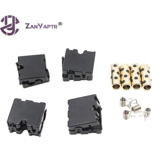 4pcs/lot 3D Printer Parts Ultimaker 2 UM2 DIY Original Injection Slider With Copper Sleeve