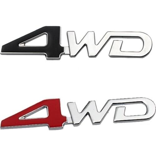 40% Dropshipping!! 1 Pc Car Stickers Sline Sign 4WD Sticker Fender Decal Emblem Decor Decal