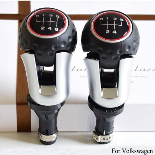 5 6 Speed Gear Stick Shift Lever Shifter Knob HandBall Car Accessories For Volkswagen VW Golf 7 Mk7 GTI GTD 2013 2014 2015-2018