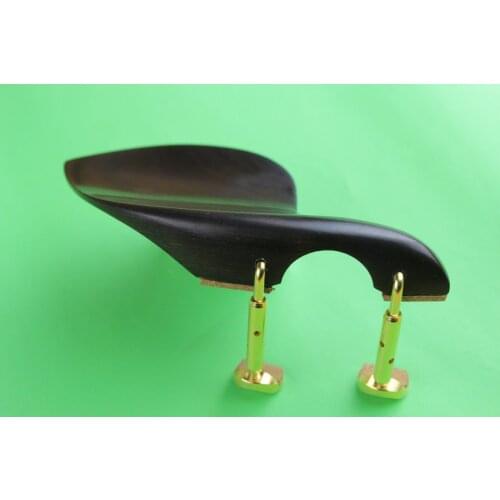 5pcs New Ebony 4/4 Violin Chin rest + Golden Screw, violin parts