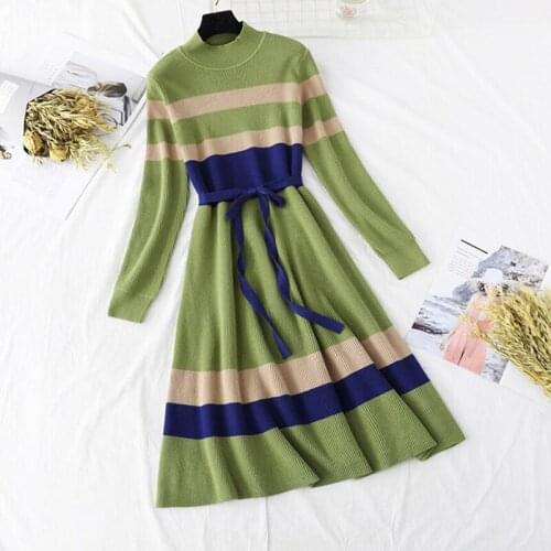 AINICECAI Fashionable Knitted Dresses