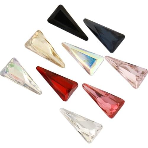 Astrobox High Quality Glass Beads 8x16mm Crystal Rhinestones Appliques For Brooch DIY Clothing & Accessories Jewelry Making