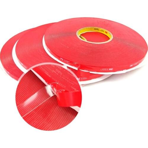 Free Shipping 3M VHB 4905 Double-Sided Clear Transparent Acrylic Foam Adhesive Tape with 33m Long