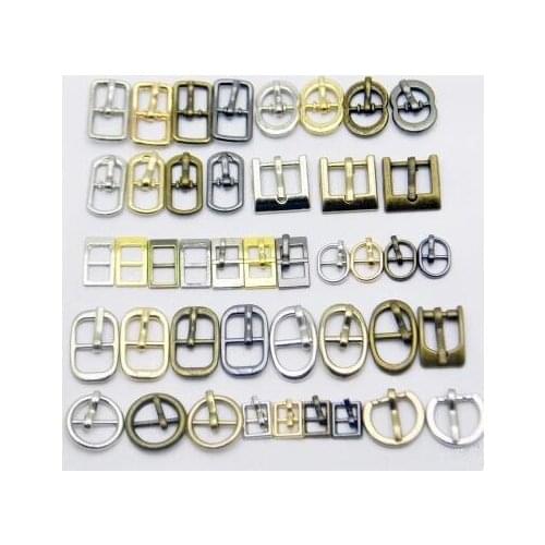 Free shipping 30pcs Mix Mini metal Buckle Metal Shoes bags Buckles Clips belt Buckles For doll clothes Bags Sewing Accessories